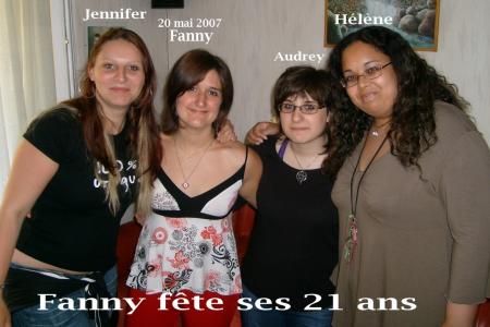Fanny  a eu 21  ans .... d�j�....