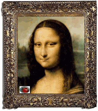  une  joconde-grimaci�re