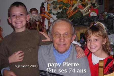 papy Pierre f�te ses 74 ans....