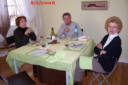repas chez Guy et Lucette (cousins)