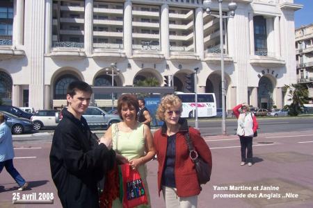 yANN   au cours de son stage au palais de la M�diterran�e