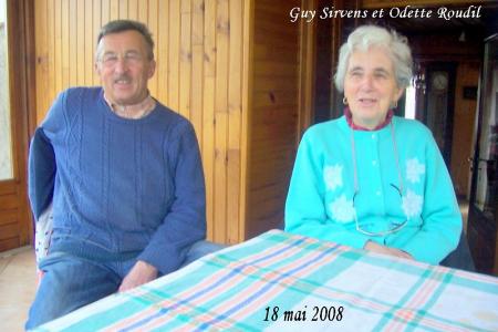 Guy Sirvens et Odette Roudil