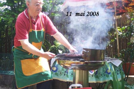 11 mai 2008, grillades dans le jardin