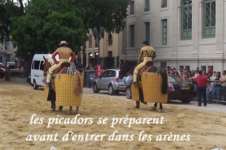 arriv�e des picadors