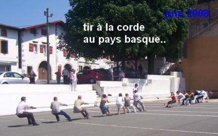 tir � la corde au pays basque