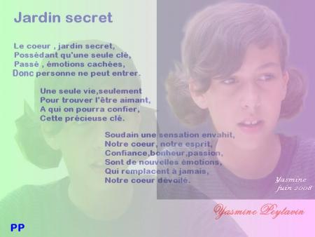 un po�me de Yasmine Peytavin.