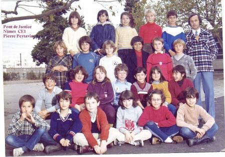 �cole de Pont de Justice N�mes CE1 ( date oubli�e..)