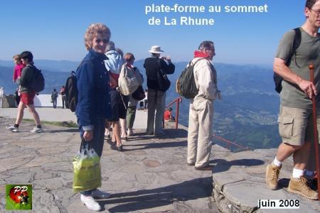 plate-forme sur La Rhune