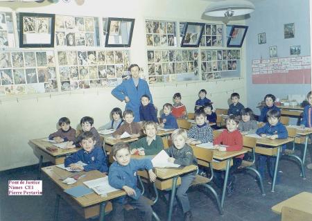 �cole de Pont de Justice N�mes CE1 ( date oubli�e..)