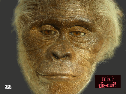 notre anc�tre ! il faut se faire � l'�vidence !