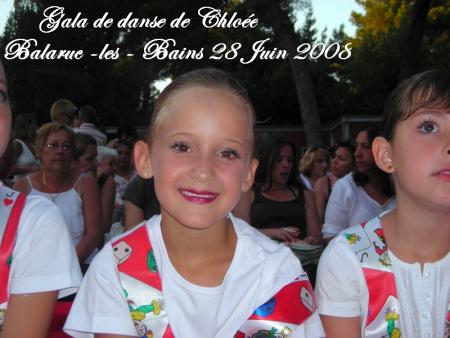 Chlo�e � son gala de danse