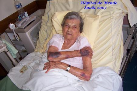 m�m�e Madeleine garde toujours bon moral