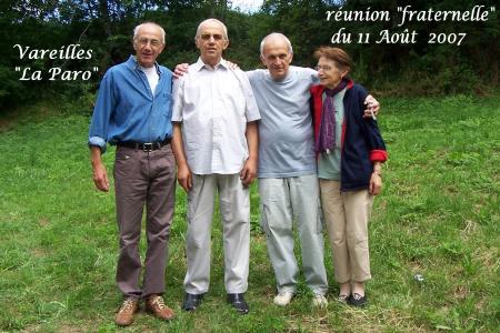 r�union fraternelle � VAREILLES