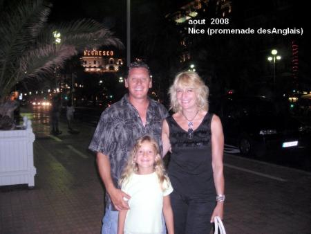 sortie nocturne � Nice pour Laurent et Corinne