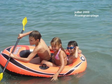 avec Victoria � Frontignan-plage