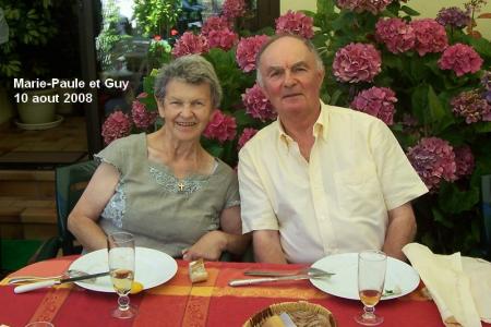 CE 10 aout Marie-Paule et Guy f�tent leurs noces d'or