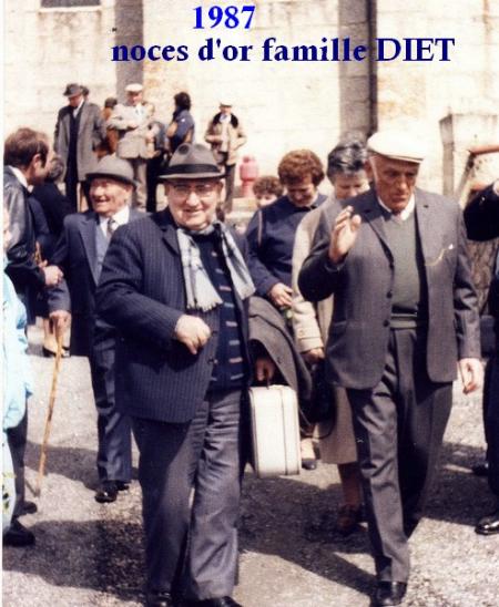 noces d'or de la famille DIET