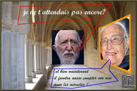 soeur Emmanuelle arrive au paradis....