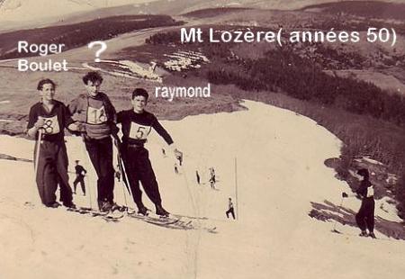  ski au mont Loz�re (ann�es 50 )