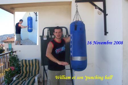 athl�te William ,chez lui...